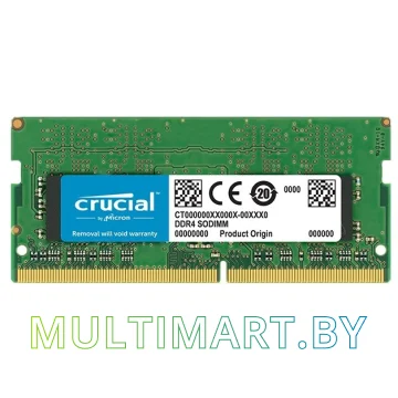 Оперативная память Crucial 8GB DDR4 SODIMM PC4-21300 CT8G4SFS8266